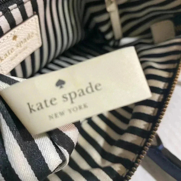 Kate spade navy blue leather satchel handbag - Picture 11 of 11